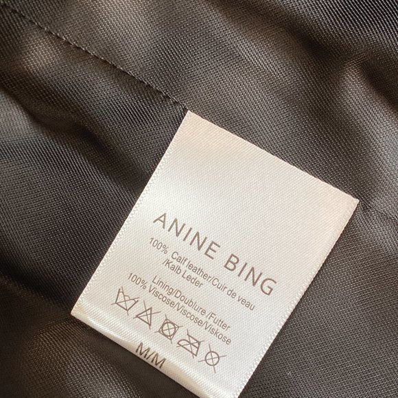 Anine Bing Moto Leather Jacket - Picture 11 of 14